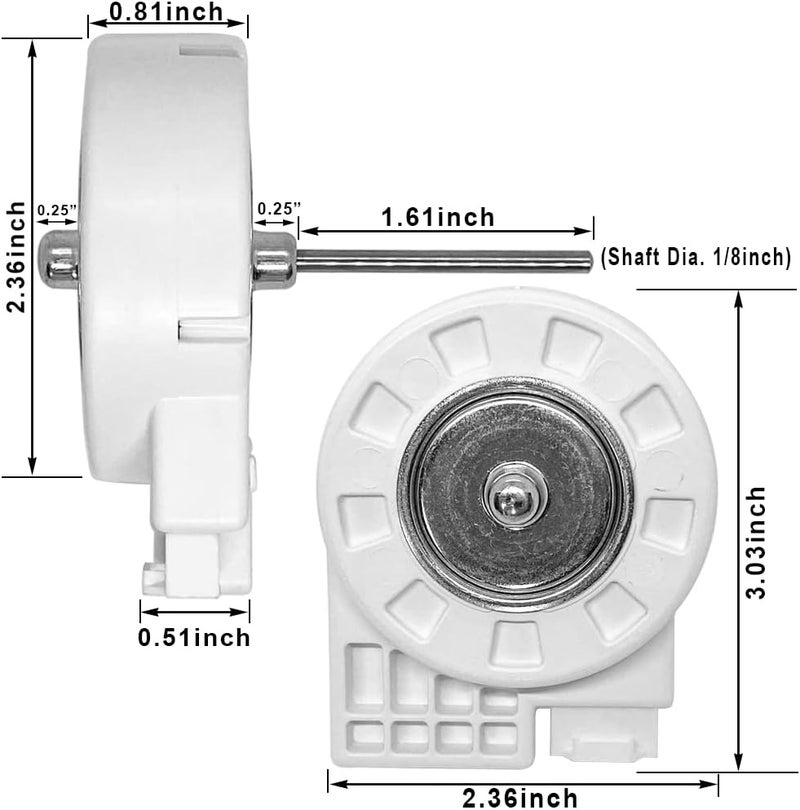 XFYBZN DC12V 2.8W DA31-00146J Evaporator Fan Motor DREP5020LD for Samsung Refrigerator Replacement Part BLDC 1920 Replaces 2030148 PS4138378 AP5326111 - Image 3